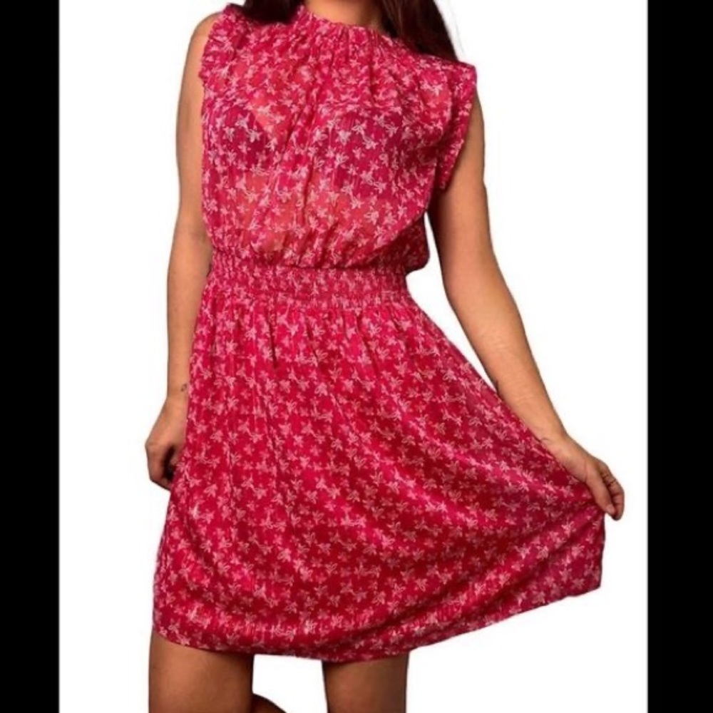 Maison d’Amelie pink floral dress